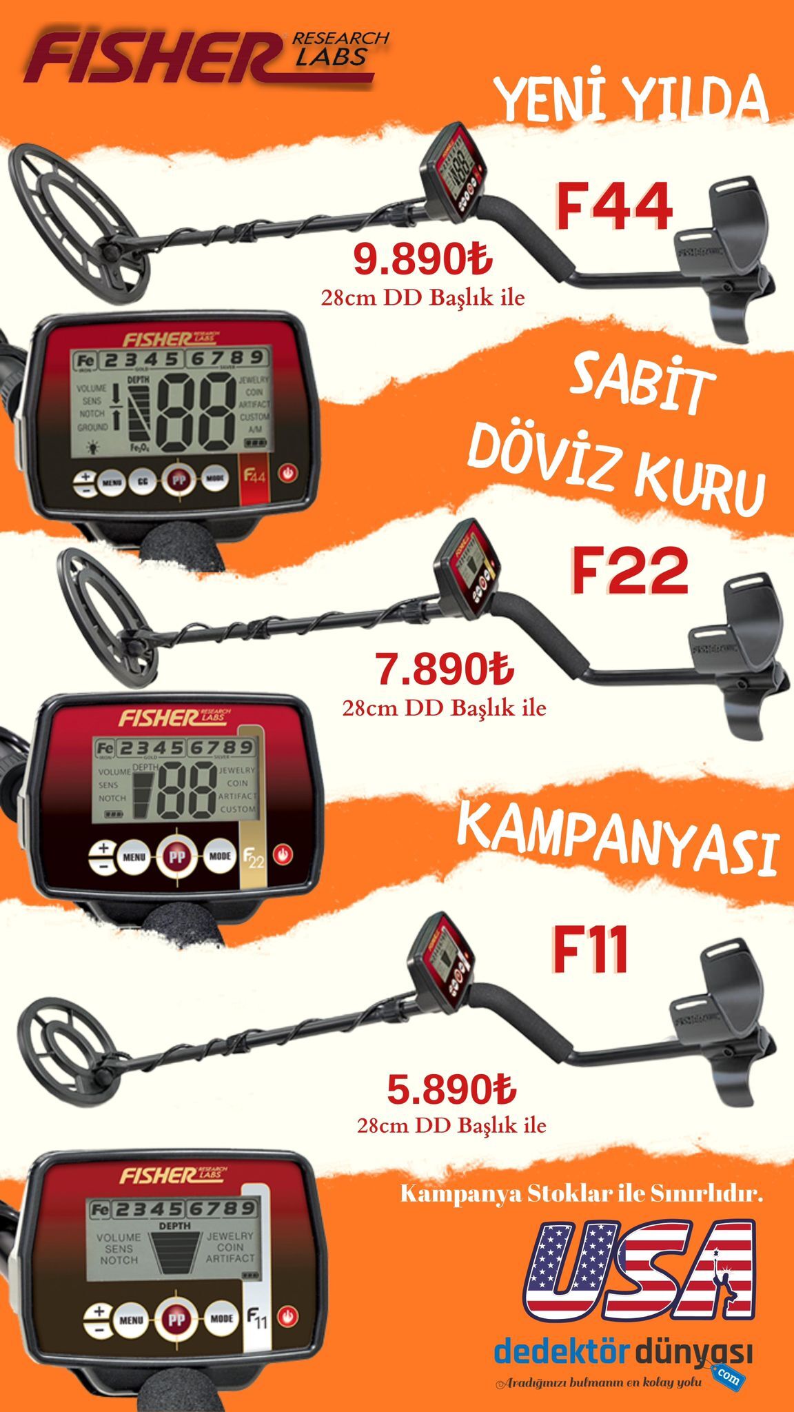 Yeni Yılda Fisher Dedektör Kampanyası! || Tevafuk Dedektör - Define Dedektörleri, Minelab Define Dedektörleri, White's Define Dedektörleri, Detech Define Dedektörleri, XP Define Dedektörleri, Lorenz Define Dedektörleri, Garrett Define Dedektörleri, Fisher Define Dedektörleri, Teknetics Define Dedektörleri, Endüstri Dedektörleri, Su Kaçak Tespit Cihazları, Rögar Kapağı Tespit Cihazları, Kablo ve Boru Tespit Cihazları, Kanal Görüntüleme Sistemleri, Kanal Açma Makineleri, Veteriner Dedektörleri, Korelatör Sistemleri, Termal Kameralar, Altın Eleme Kitleri, XP Altın Eleme Kitleri, Fisher Altın Eleme Kitleri, Güvenlik Dedektörleri, Kapı Tipi Metal Dedektörleri, El Tipi Metal Dedektörleri, Dedektör Aksesuarları, Define Dedektörü Aksesuarları, Endüstri Dedektörü Aksesuarları, Altın Eleme Kitleri Aksesuarları, Güvenlik Dedektörü Aksesuarları 